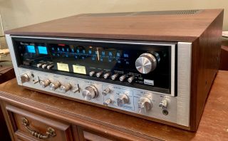 Sansui 9090db Receiver Amplifier Near Flawless Cabinet Checked Out And Serviced