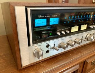 Sansui 9090db Receiver Amplifier Near Flawless Cabinet Checked Out And Serviced 3