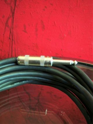 Vintage 1970 ' s E.  V 4 pin to 1/4 inch microphone cable connector 664 676 440SL 3
