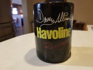 Vintage Kool Kan Davey Allison Havoline Racing Insulated Beer Koozie Nascar