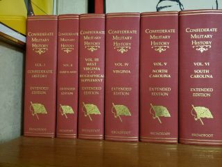 Broadfoot Confederate Military History Extended 19 volume complete Set 2