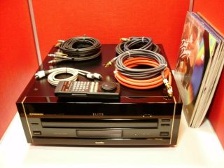 Pioneer Elite Cld - 97 Reference Cd Cdv Laser Disc Player,  Remote,  Cables & Discs