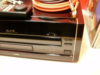 PIONEER ELITE CLD - 97 REFERENCE CD CDV LASER DISC PLAYER,  REMOTE,  CABLES & DISCS 3