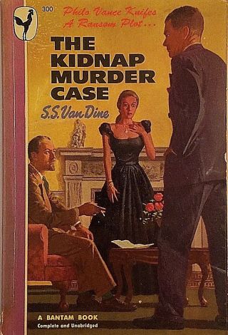 " The Kidnap Murder Case " By S.  S.  Van Dine (vintage Pb First Printing Good, )