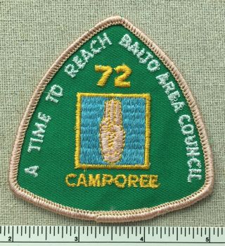 Vintage 1972 Baltimore Area Council Boy Scout Camporee Patch Broad Creek Camp
