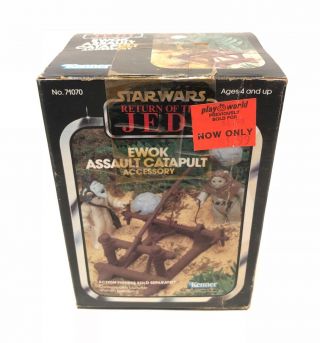 Vintage Star Wars Rotj 1983 Ewok Assault Catapult 2 -