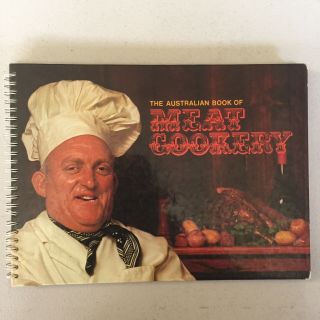The Australian Book Of Meat Cookery 1973 Vintage Haute Cuisine Retro Kitsch