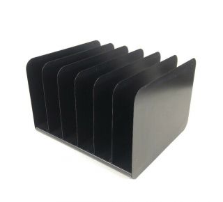 Vtg Steelmaster Desktop File Sorter Holder Steel Metal Organizer Storage,  6 Slot