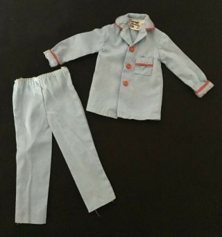 Vintage 1960s Tammy Family Dad/ted Ideal Doll,  Blue Pajamas,  Shirt & Pants D2