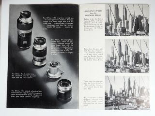 1945 - 49 LEICA WOLLENSAK 50mm VELOSTIGMAT SCREWMOUNT f/3.  5 LENS,  from LEITZ N.  Y. 11