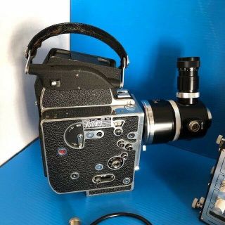 Bolex Paillard H16M 16mm Camera With Nikon CFMA Lens & Autotimer 2