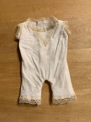 Replacement Union Suit W/ Lace From A Tlc Schoenhut Doll
