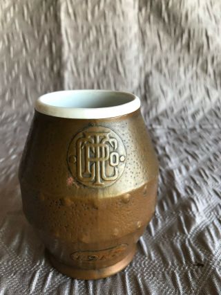 Unique Vintage Arts and Crafts Copper Clad Mug by Clewell of Canton OH 5
