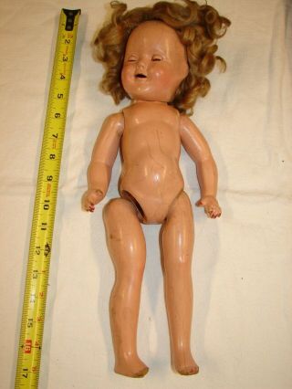 Vintage Doll Parts Repair Making All Parts Composition Shirley Temple 15 Inch