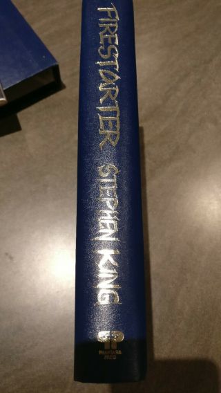 STEPHEN KING Firestarter SIGNED LIMITED 125/725 Slipcase Phantasia Press 9