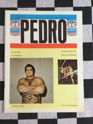 Vintage Pedro Morales: His Life Story Collector’s Edition Program Puerto Rico