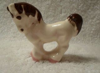 Vintage Shawnee Horse Pony Pottery Figurine Figure Miniature Mini