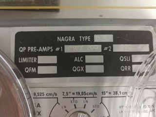 Nagra IV - D Portable Tape Recorder Reel to Reel Field Recorder 9