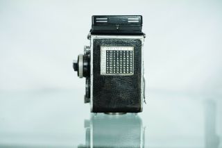 Rolleiflex 2.  8 F with meter,  leather case 4