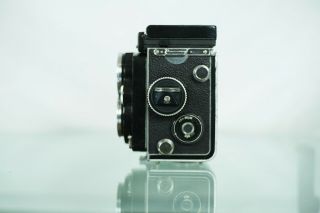 Rolleiflex 2.  8 F with meter,  leather case 5