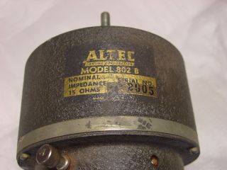 early ALTEC Lansing 802B gray Horn Speaker Driver Unit w.  e.  theater era hollywood 2
