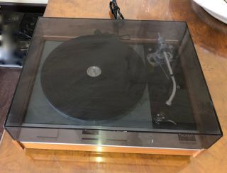 WOW Thorens TD 125 Transcription Turntable W/Cover - TOP EXAMPLE SME 3009 ARM 2