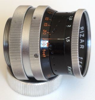 Kern Pizar 25mm 1.  5 H16 RX C mount lens | cine 25 f1.  5 25/1.  5 Bolex Paillard 4