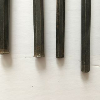 12 vtg Stone Carving Tools - VARIOUS CHISELS - Sculpting Tools 7