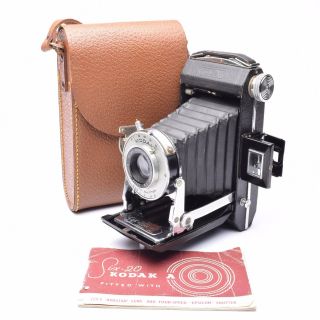 Six - 20 Kodak A Folding Camera With Anastar 100mm F/4.  5 Lens C.  1951 - 55