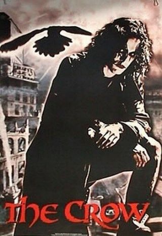 The Crow Movie Poster Brandon Lee Rare Hot 24x36