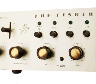 Fisher 400C Tube Amplifier,  No Resv 9