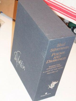 Rare Shel Silverstein Poems And Drawings 3 Book Box Set From 2002