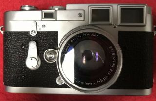 Leica DBP Camera Ernst Leitz GMBH Wetzlar M3 N°750 850 35mm, 5
