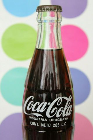 URUGUAY South America COCA COLA BOTTLE ACL REGULAR RARE 285 VINTAGE OLD COUNTRY 2