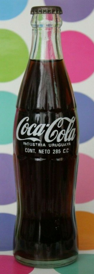 URUGUAY South America COCA COLA BOTTLE ACL REGULAR RARE 285 VINTAGE OLD COUNTRY 3