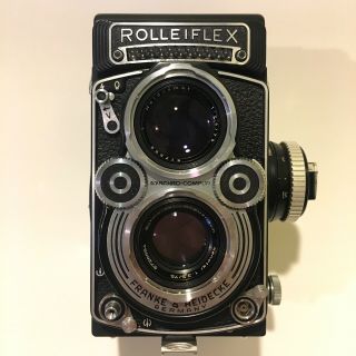 Rolleiflex 3.  5f Model 1 Tlr Camera - S/n: 2209579