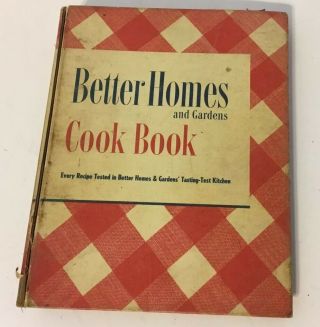 1951 Better Homes And Gardens Cookbook 5 Ring Binder Vintage