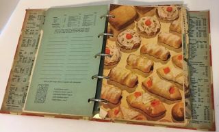 1951 Better Homes and Gardens Cookbook 5 Ring Binder VIntage 3