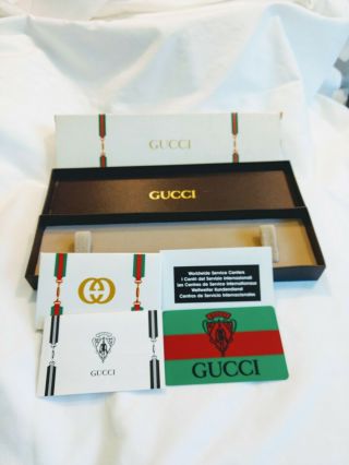 Vintage Gucci Hard Case Watch Box From The 1980 