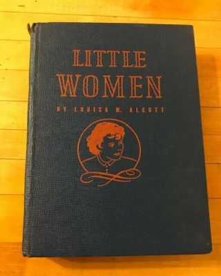 Antique/vtg 1935 Little Women Louisa May Alcott Whitman Publishing Co Blue Hc