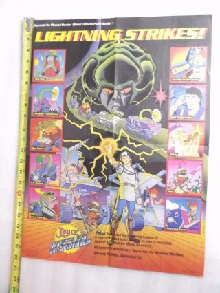 Vintage Wheeled Warriors Cartoon Comic Poster 1980 