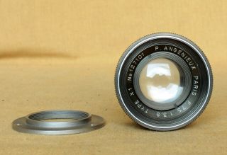 Angenieux Type X1 75/3.  5 75mm M30 Enlarger Lens French Paris Cla