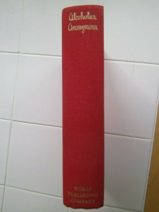 Alcoholics Anonymous Big Book,  1st Edition,  2nd Printing.  Facsimile DJ,  1941 4