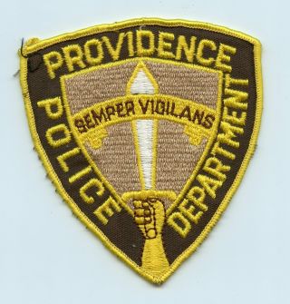 Vintage Providence Rhode Island Police Uniform/shoulder Patch Ri