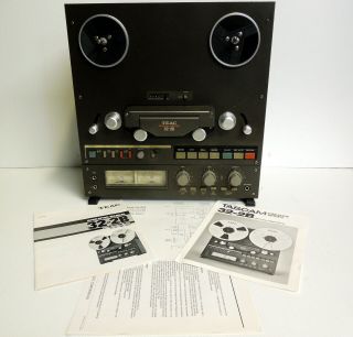 TEAC TASCAM 32 - 2b Reel to Reel 2 Track Tape Recorder Player SERVICED w/Recap 2