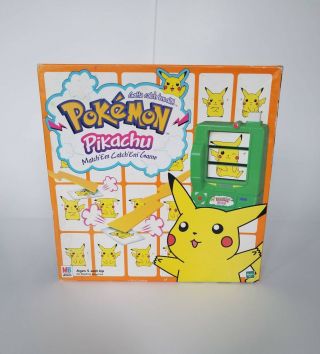 Vintage 90s Pokemon Pikachu Match Em Catch Em Game