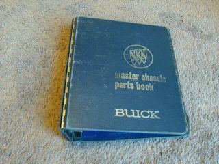 Vintage Oem Buick Dealer Binder Empty Blue 2.  5 " - 3.  75 " Expandable