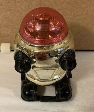Vintage 1978 Tomy Wind - Up Robot Toy Lost In Space Red/gold Usa.
