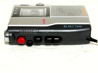 Vintage Sony TCM - 200DV Handheld Cassette Tape Voice Recorder Dictation Walkman 3