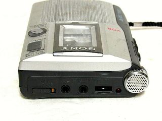 Vintage Sony TCM - 200DV Handheld Cassette Tape Voice Recorder Dictation Walkman 4